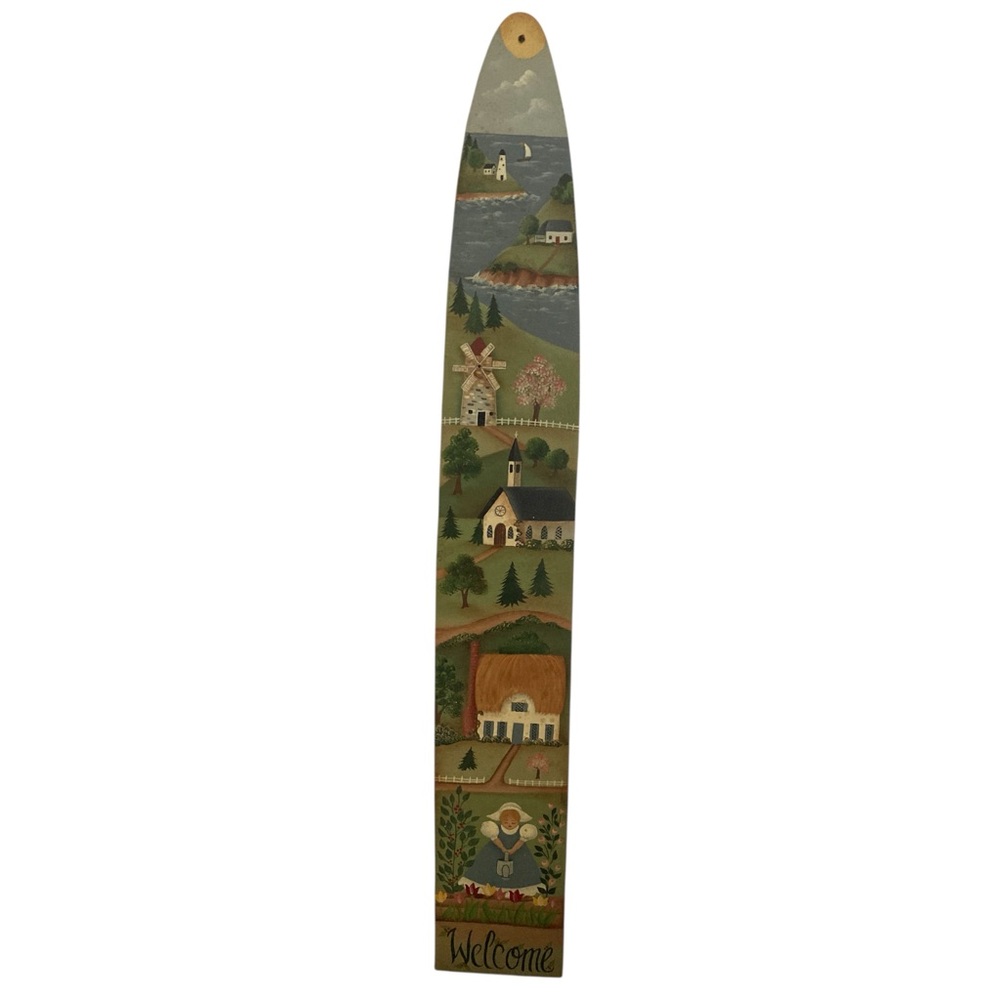 Decorative Folk Art Painted Board
